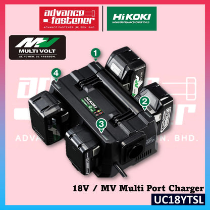 HIKOKI 36V/18V - 2.5/5.0Ah / 4.0/8.0Ah Battery BSL36A18X / BSL36B18X UC18YSL3 Rapid Charger UC18YSLT Multi Port Charger
