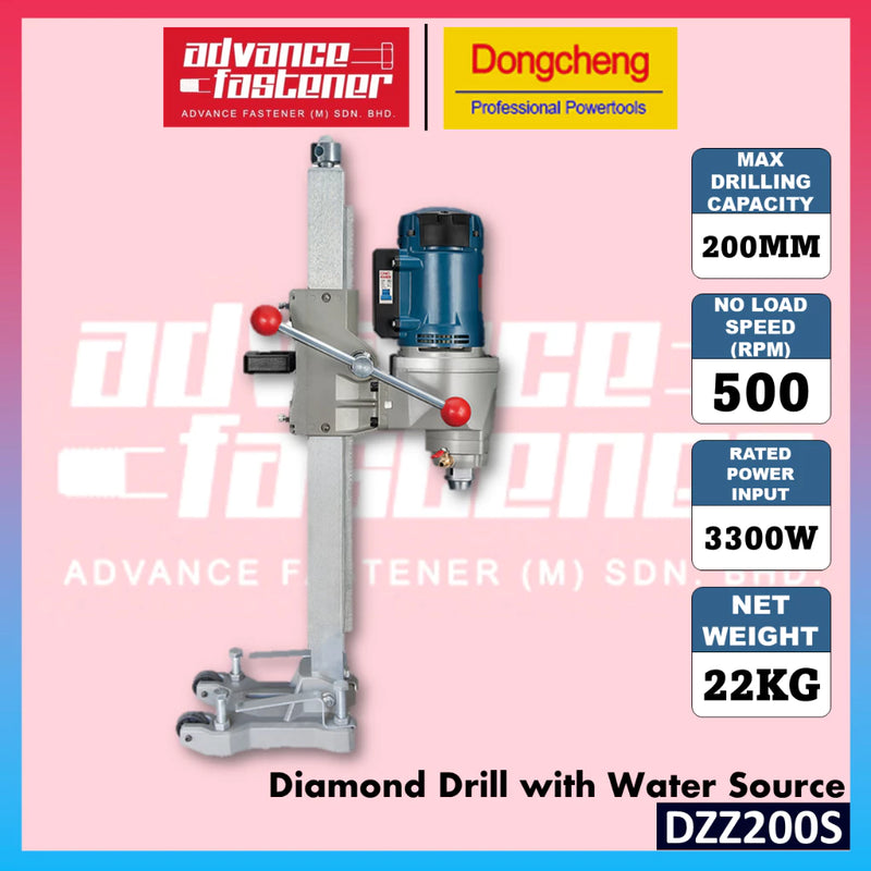 DONG CHENG CORING MACHINE DZZ200S Corded Diamond Drill with Water Source