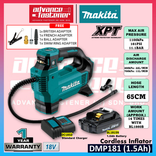 MAKITA DMP181Z / DMP181 18V Cordless Inflator