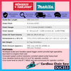 Makita DUC353 / DUC353Z 18Vx2 Cordless Chain Saw 350MM (14