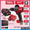 Milwaukee M18 FUEL™ CHIP & GRIND KIT - FHX Rotary Hammer FID3 Impact Driver FPD3 Driver Drill FSAG100XB Braking Grinder