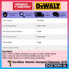 DeWalt DCD709N-XJ 20V Max XR Cordless Atomic Compact Hammer Drill Driver