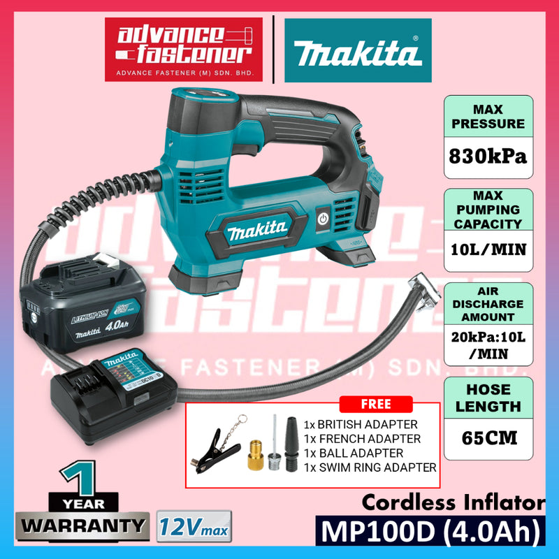 MAKITA MP100DZ / MP100D 12Vmax Cordless Inflator