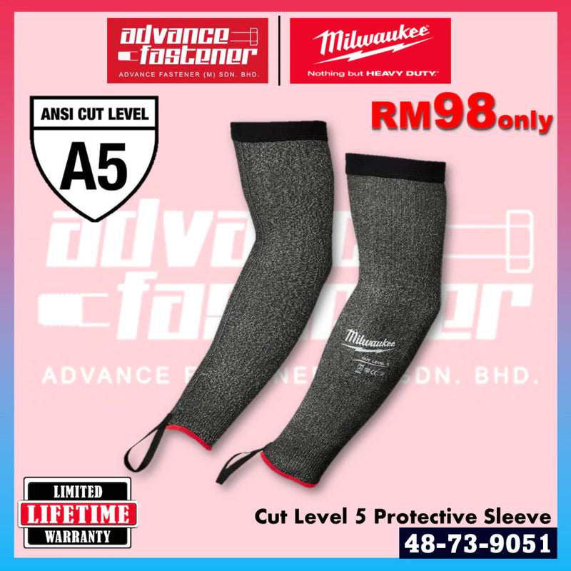 Milwaukee 48-73-9051 / 48-73-9031 Cut Level 5 Protective Sleeve / Cut Level 3 Protective Sleeve