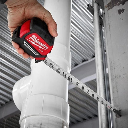 Milwaukee Makita Dewalt 48-22-0626 / 48-22-0616 Compact Magnetic Tape Measure ( 8M/26FT | 5M /16FT | 10M | 3.5M | 2.5M )