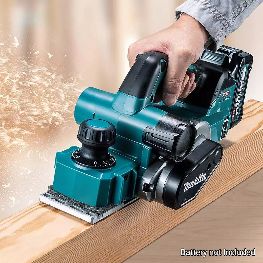 Makita KP001GM201/ KP001GZ 40Vmax Cordless Planer 82MM (3-1/4")
