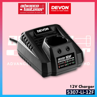 DEVON 5120-Li-12-15 12V 1.5Ah Lithium-Ion Battery & 5307-Li-12F 12V Fast Charger