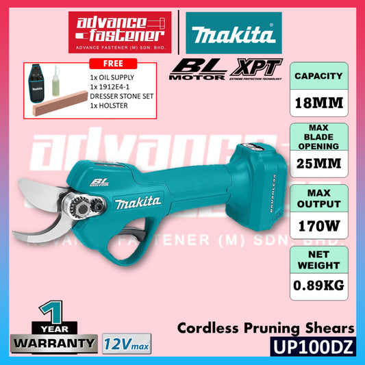 Makita UP100D / UP100DZ 12Vmax Cordless Pruning Shears