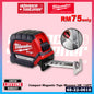 Milwaukee Makita Dewalt 48-22-0626 / 48-22-0616 Compact Magnetic Tape Measure ( 8M/26FT | 5M /16FT | 10M | 3.5M | 2.5M )