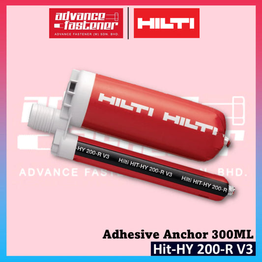 Hilti HIT-HY 200-R V3 / HIT-RE 500 V4 Epoxy Anchor / Adhesive Mortar RE500 / HY200