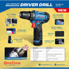 Dong Cheng 12V Cordless Basic Combo ( DCJZ23-10I Cordless Driver Drill & DCPL04-8 Cordless Impact Driver )