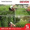 Devon 20V Brushless Hedge Trimmer 4220