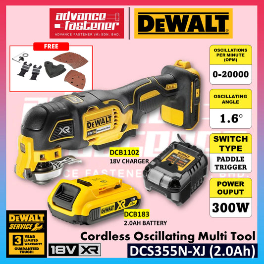 DeWalt DCS355N-XJ 18V XR Cordless Oscillating Multi Tool