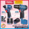 Dong Cheng 12V Cordless Basic Combo ( DCJZ23-10I Cordless Driver Drill & DCPL04-8 Cordless Impact Driver )