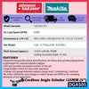 Makita DGA505RTE / DGA505RFE / DGA505Z 18V Cordless Angle Grinder 125MM (5