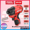 Devon 5767-Li-12 / 5767-Li-12Z 12V Cordless Brushless Impact Driver 6.35mm