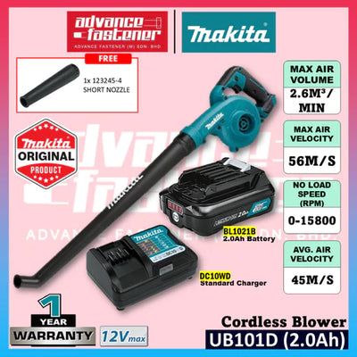 🔥 HOT OFFER 🔥 Makita UB101 / UB101DZ 12Vmax Cordless Blower