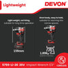 DEVON 5759-Li-20 / 5759-Li-20Z 20V Brushless Cordless Impact Wrench 12.7MM (1/2”)