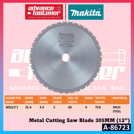 Makita T.C.T Circular Saw Blade / Metal Cutting Saw Blade / Miter Saw Blade 305MM (12