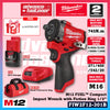 Milwaukee FIW2F12-251B / FIW2F12-0 M12 FUEL™ Compact Impact Wrench with Friction Ring 1/2