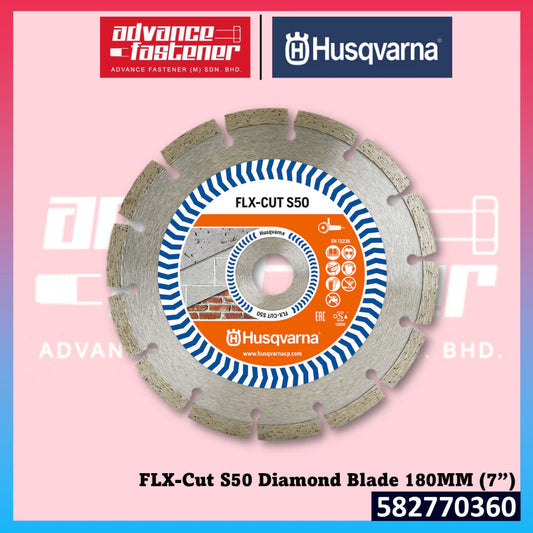 Husqvarna 582770360 FLX-Cut S50 Diamond Blade 180MM (7”)