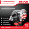 DEVON 5759-Li-20 / 5759-Li-20Z 20V Brushless Cordless Impact Wrench 12.7MM (1/2”)