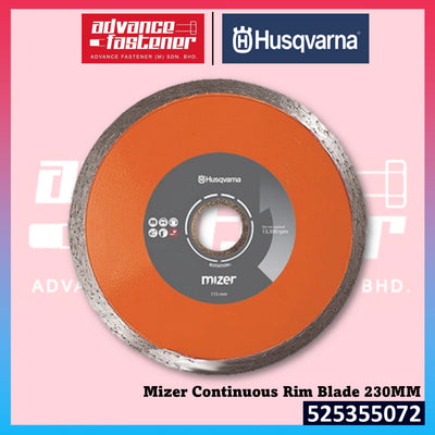 Husqvarna 525355072 Mizer Continuous Rim Blade 230MM