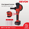 DEVON 2001-Li-20 / 2001-Li-20Z 20V Brushless Cordless Polisher 150MM (6