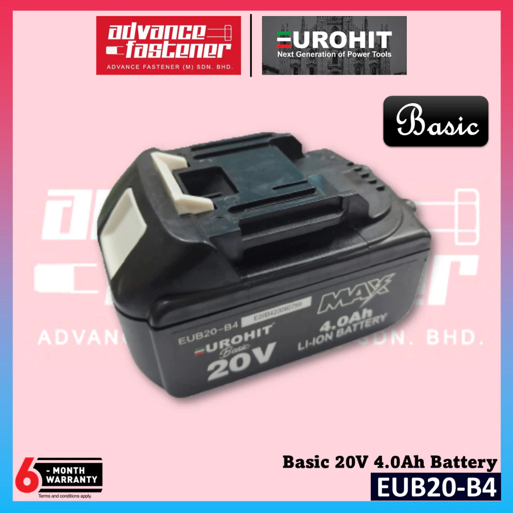 EUROHIT / MAKUTE / QNINE Q9 Li-ion 20V 4.0Ah Battery 4000mAh and Battery Charger 【Lithium】**Same Use**