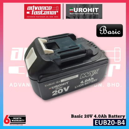 EUROHIT / MAKUTE / QNINE Q9 Li-ion 20V 4.0Ah Battery 4000mAh and Battery Charger 【Lithium】**Same Use**
