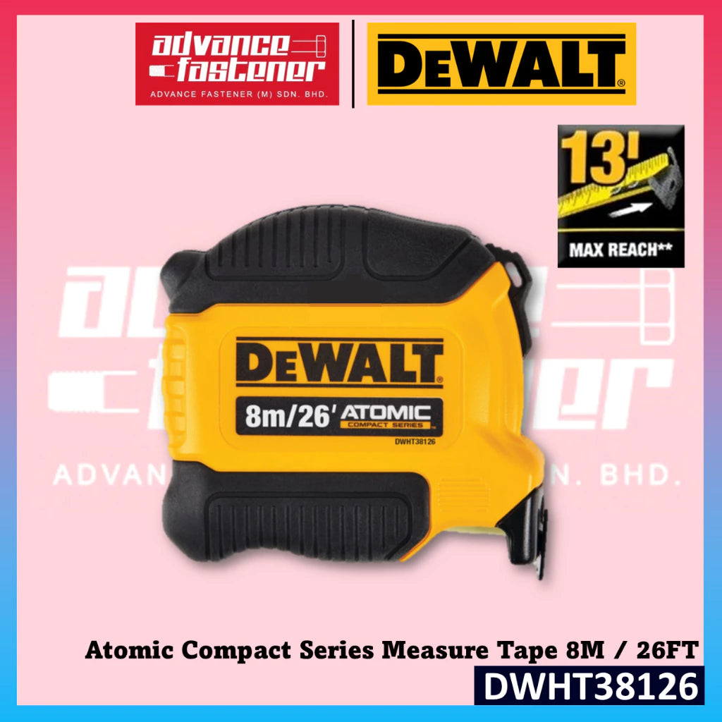 Milwaukee Makita Dewalt 48-22-0626 / 48-22-0616 Compact Magnetic Tape Measure ( 8M/26FT | 5M /16FT | 10M | 3.5M | 2.5M )