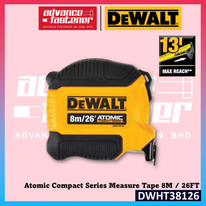 Milwaukee Makita Dewalt 48-22-0626 / 48-22-0616 Compact Magnetic Tape Measure ( 8M/26FT | 5M /16FT | 10M | 3.5M | 2.5M )