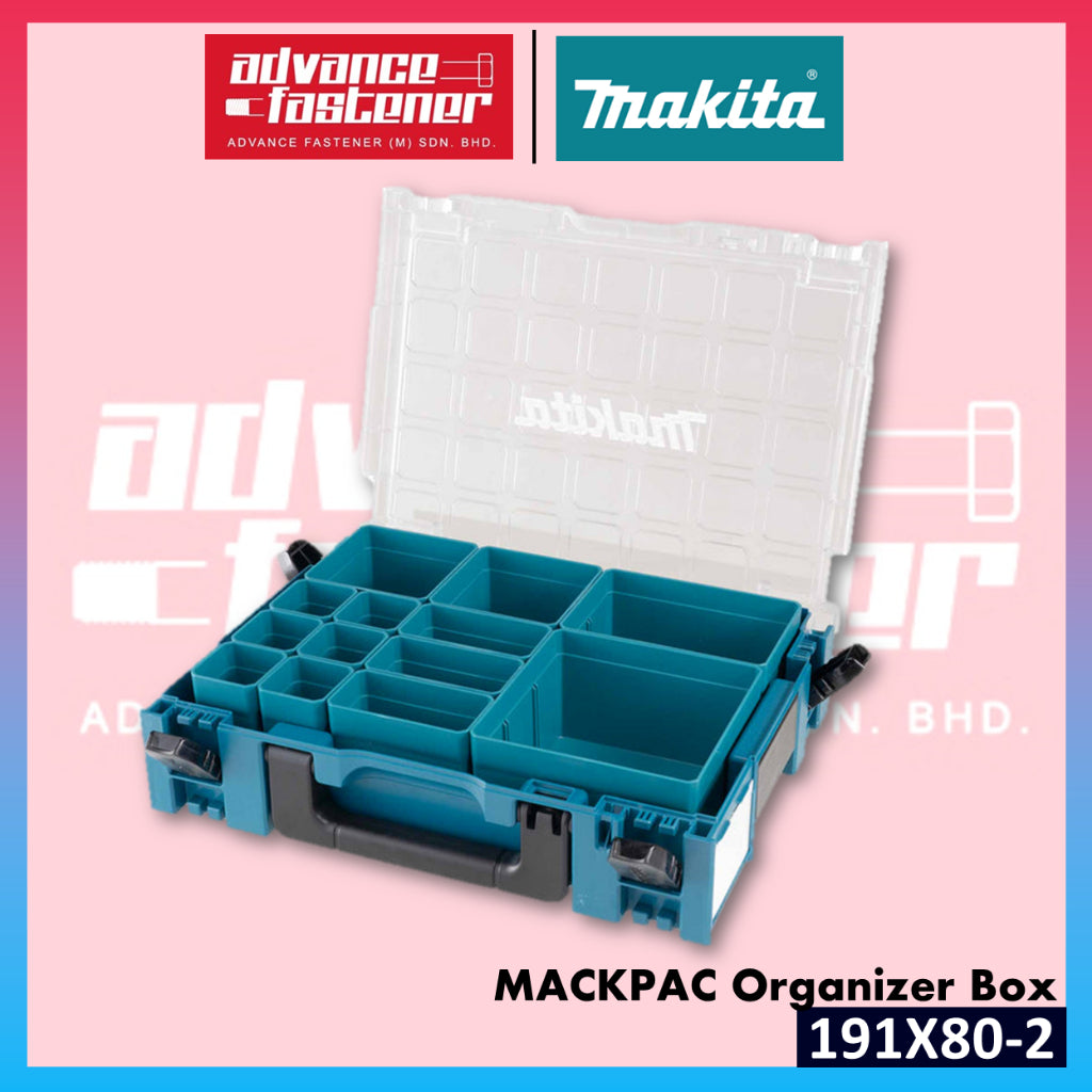 MAKITA Makpac Connector Case 4 Types (Small / Medium / Large / Largest) Full Set / Makpac Organizer