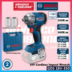BOSCH GDS 18V-350 18V Professional Cordless Impact Wrench
