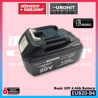 EUROHIT / MAKUTE / QNINE Q9 Li-ion 20V 4.0Ah Battery 4000mAh and Battery Charger 【Lithium】**Same Use**