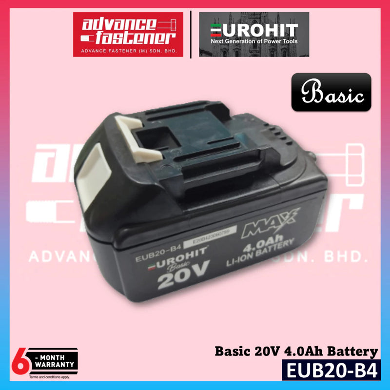 EUROHIT / MAKUTE / QNINE Q9 Li-ion 20V 4.0Ah Battery 4000mAh and Battery Charger 【Lithium】**Same Use**