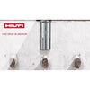 HILTI HKD Drop-in Anchor / Flush Anchor (Metric) M6 x25 / M10 x 25 / M10 x 30 / M10 x 40 / M12 x 50