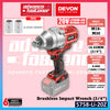 DEVON 5758-Li-20 / 5758-Li-20Z 20V Brushless Cordless Impact Wrench (3/4”)