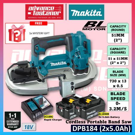 Makita DPB184 / DPB184Z 18V Cordless Portable Band Saw