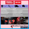Devon 5767-Li-12 / 5767-Li-12Z 12V Cordless Brushless Impact Driver 6.35mm