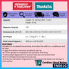 Makita 40Vmax XGT Cordless Combo ( FN001G Cordless Brad Nailer / ST002G Cordless Stapler)