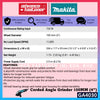 Makita GA4030 Corded Angle Grinder 100MM (4