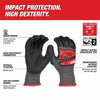 Milwaukee 48-22-8980 / 48-22-8981 Impact Cut Level 5 Nitrile Gloves ( Size : S / M )