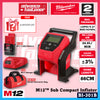 Milwaukee BI-601B / BI-0 M12™ Sub Compact Inflator 8.27 Bar / 120PSI
