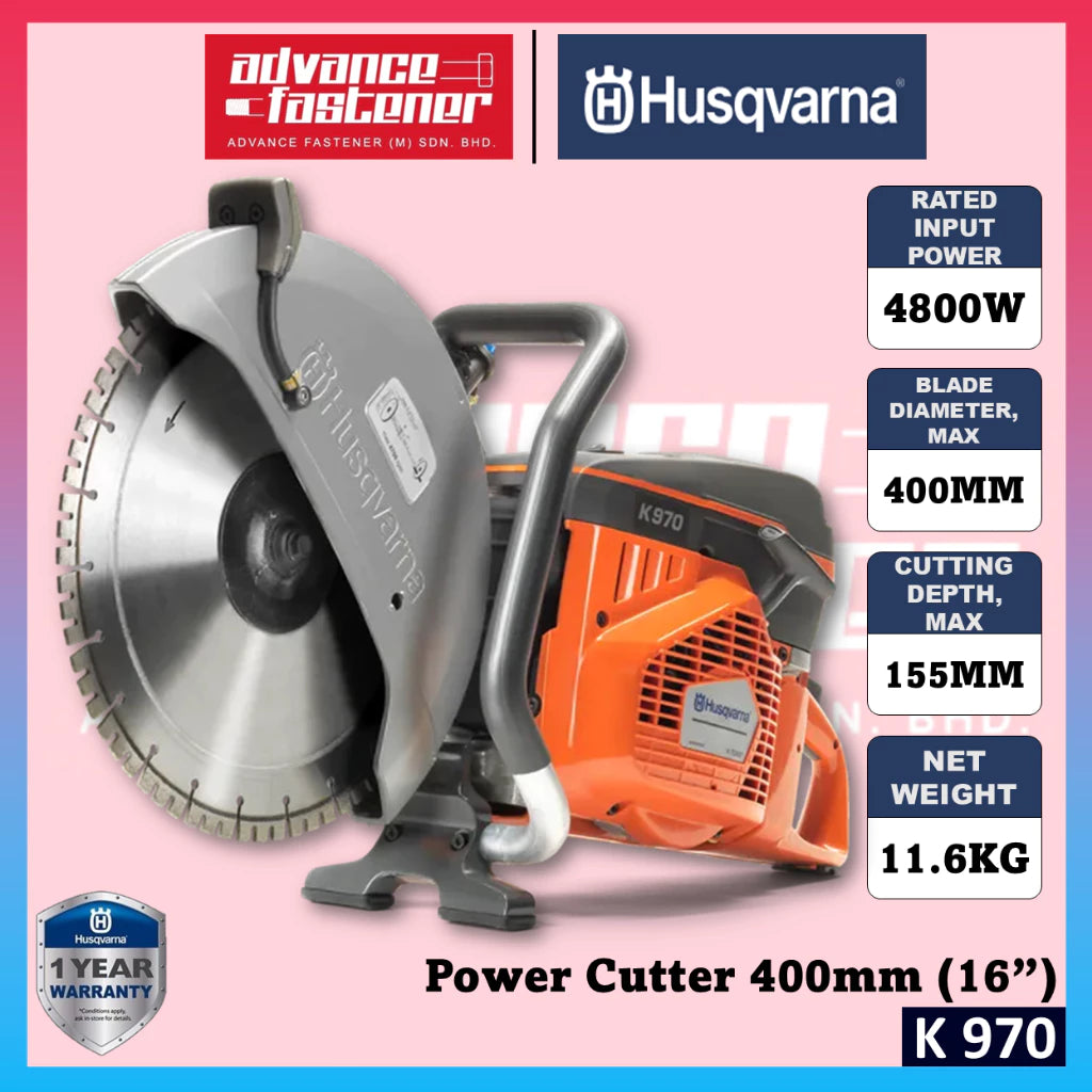 Husqvarna K 970 Corded Power Cutter 400mm (16")