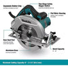 Makita HS7600 Corded Circular Saw 185MM (7-1/4
