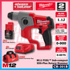 Milwaukee CH-602C / CH-0 M12 FUEL™ Sub-compact SDS-Plus Rotary Hammer (2 Mode) 13MM 1.1 Joule