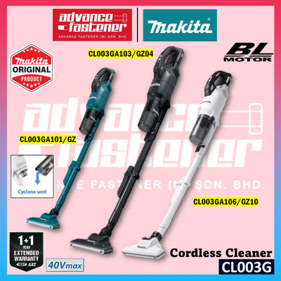 MAKITA CL003GA101 / CL003GA103 / CL003GA106 / CL003GZ / CL003GZ04 / CL003GZ10 40Vmax Vacuum Cleaner