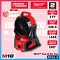 Milwaukee AFG2-501 / AFG2-0 M18™ Gen II Air Fan