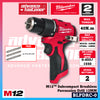 Milwaukee M12 ULTRA GO Brushless Combo Set / BLPDRC M12 Percussion Drill / BLIDRC M12 Impact Driver